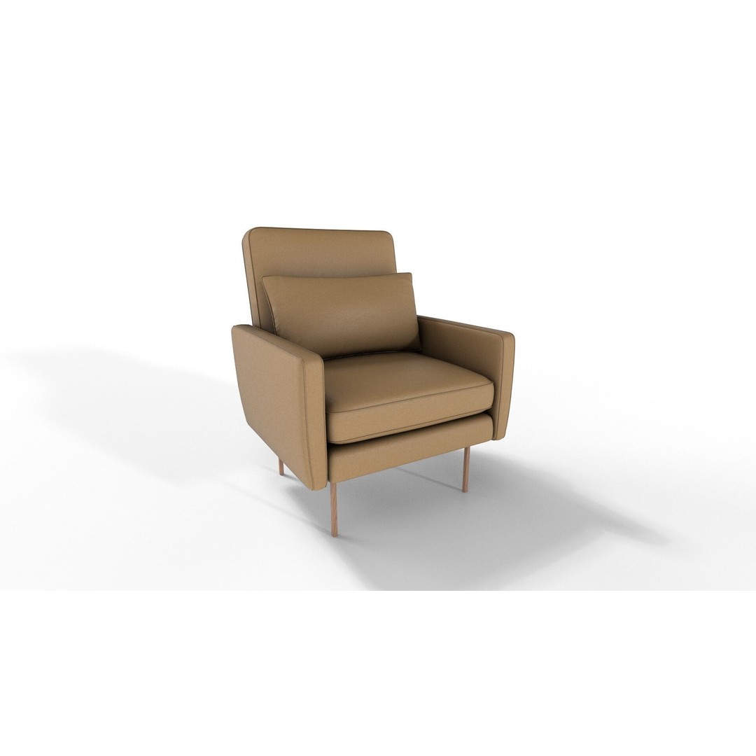 Modern Armchairs 3D Model – 21 Color Variations, PBR Textures - View 27