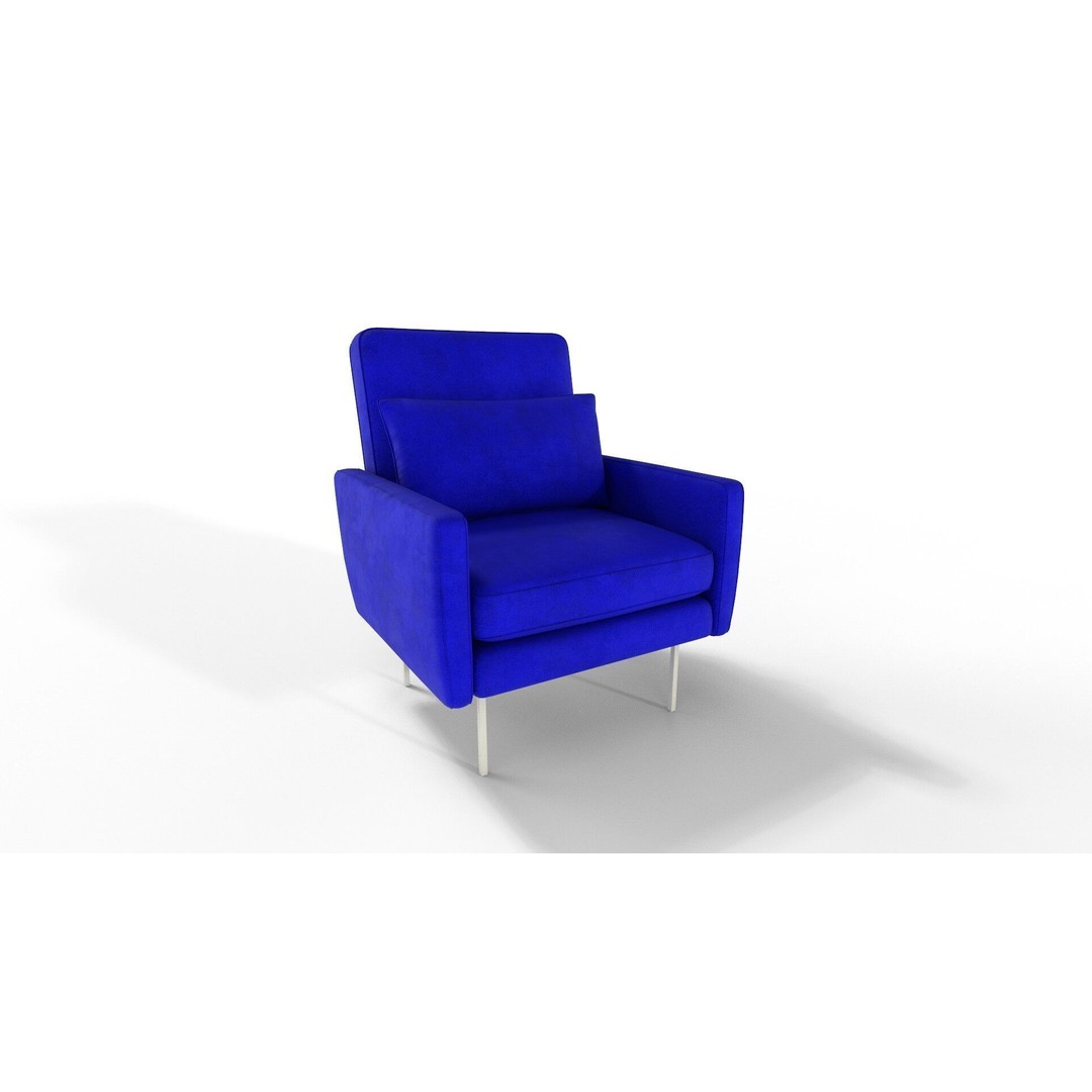 Modern Armchairs 3D Model – 21 Color Variations, PBR Textures - View 31