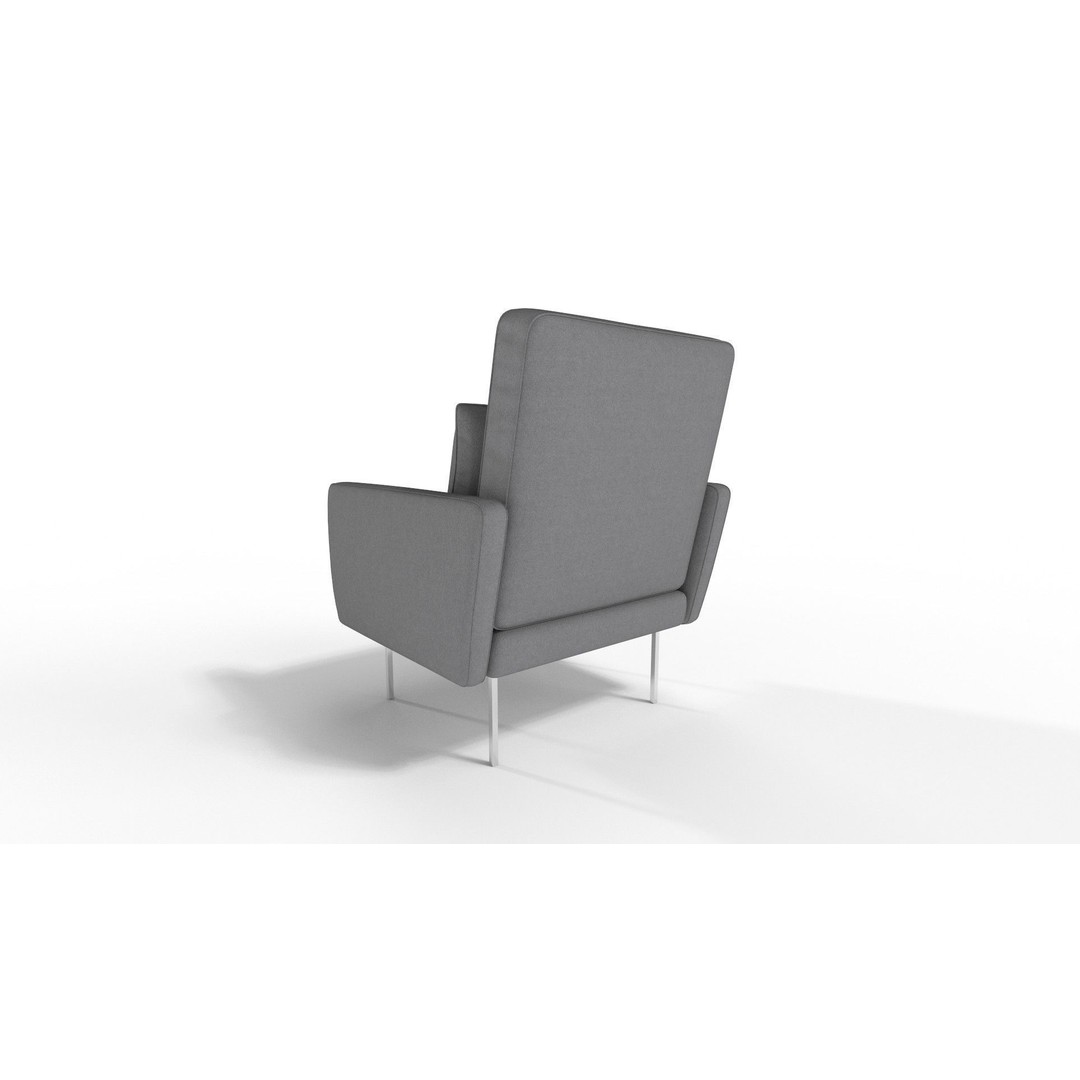 Modern Armchairs 3D Model – 21 Color Variations, PBR Textures - View 4