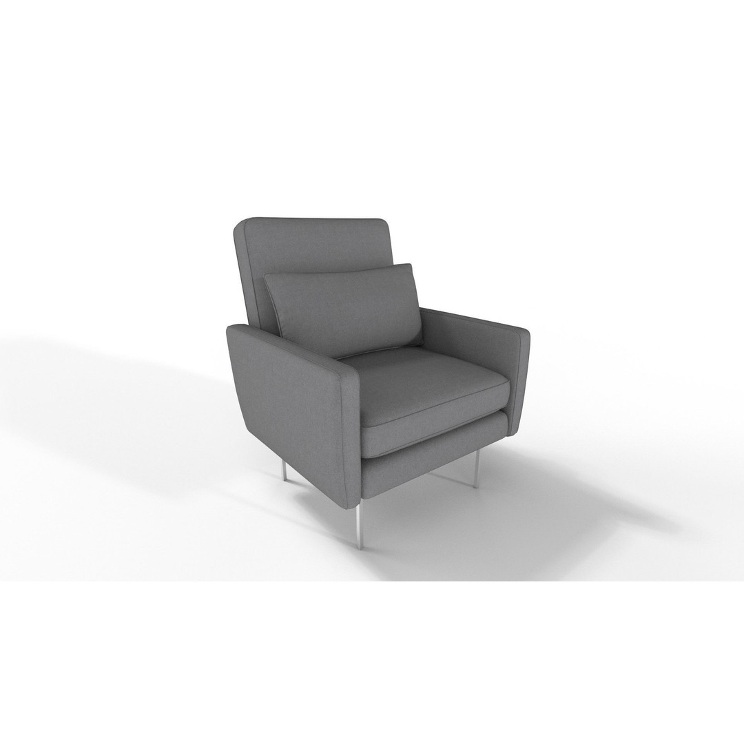 Modern Armchairs 3D Model – 21 Color Variations, PBR Textures - View 8