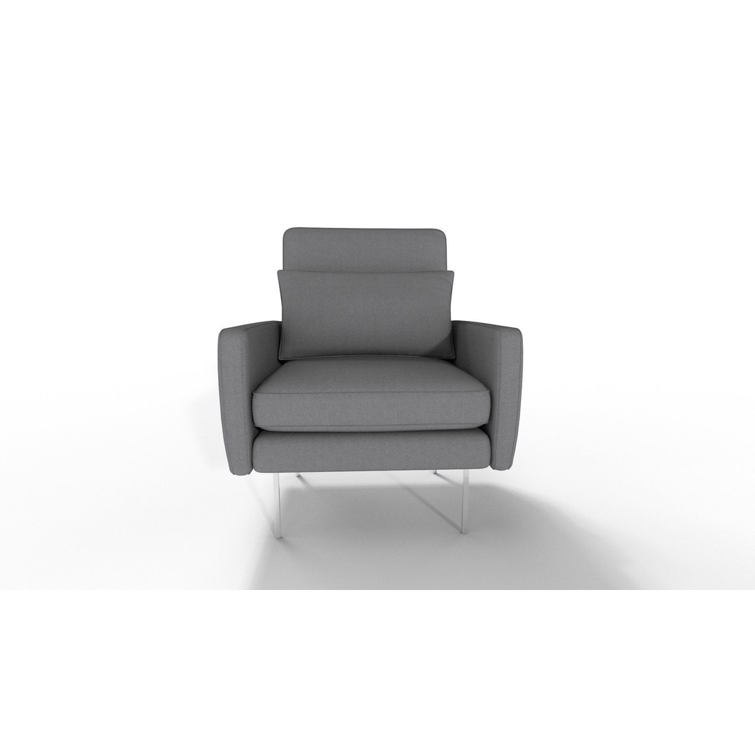 Modern Armchairs 3D Model – 21 Color Variations, PBR Textures - View 9