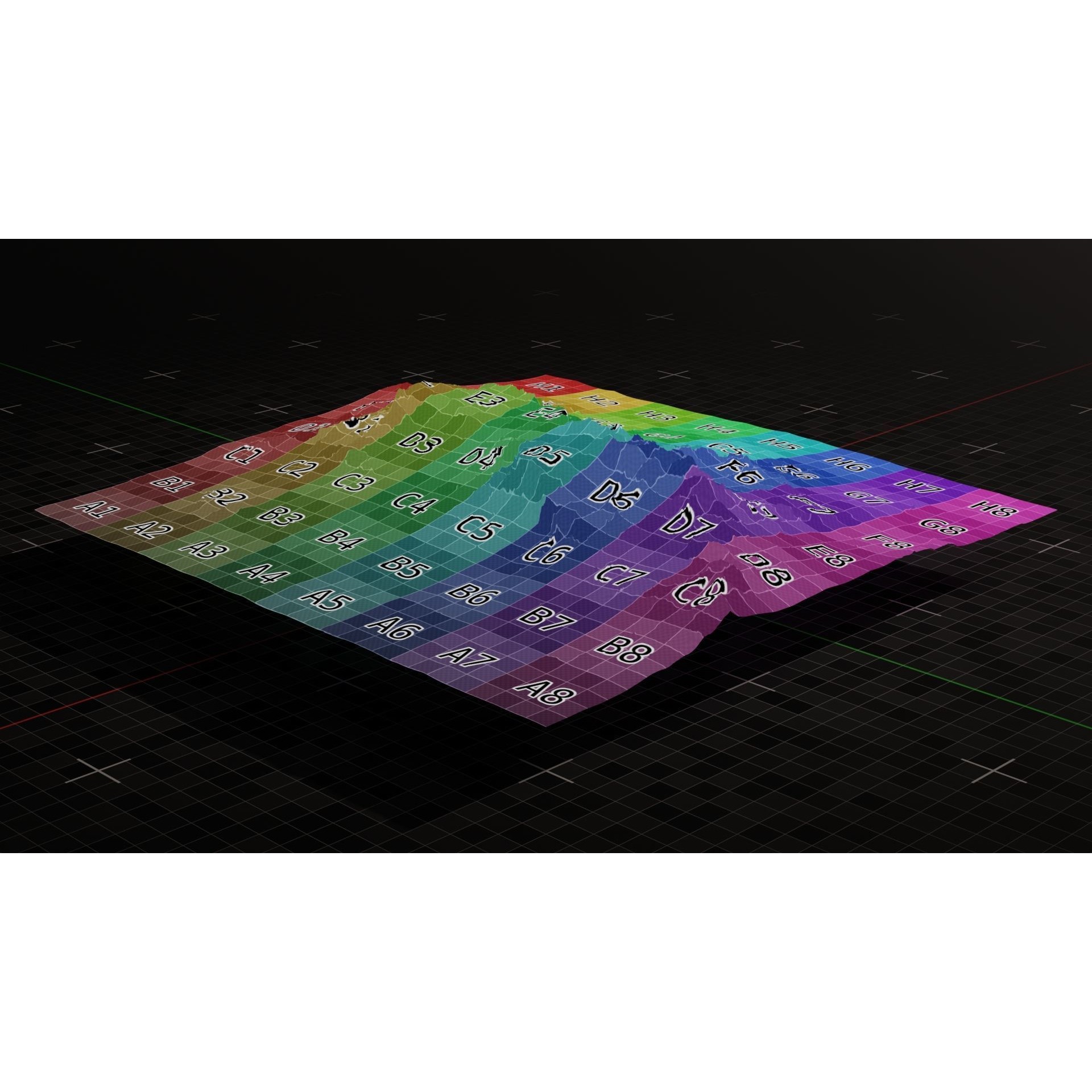 Mars Mountain Terrain 7 - Game-Ready 3D Model - View 6