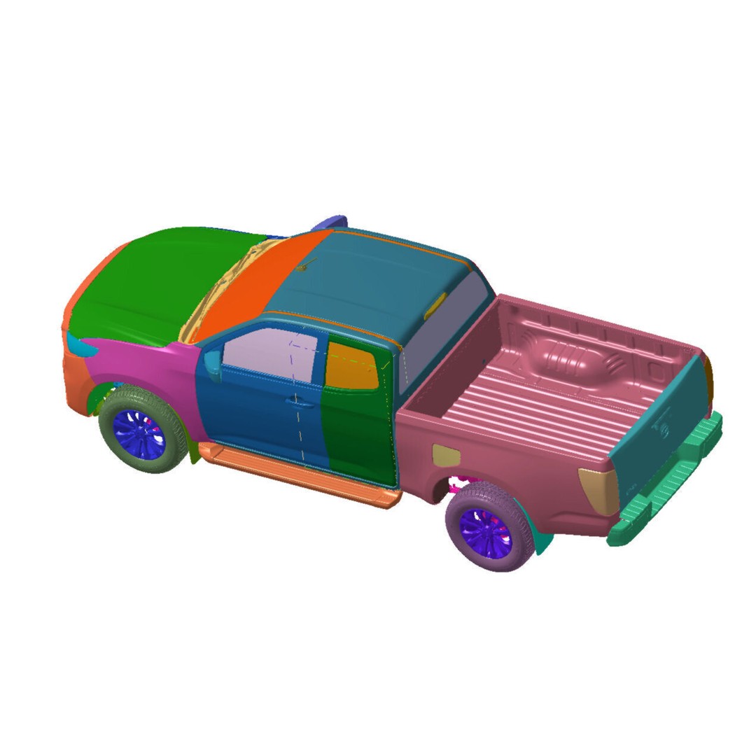 Mazda BT-50 FSC 2021 3D Model – High Detail Vehicle Scan, STL - View 4