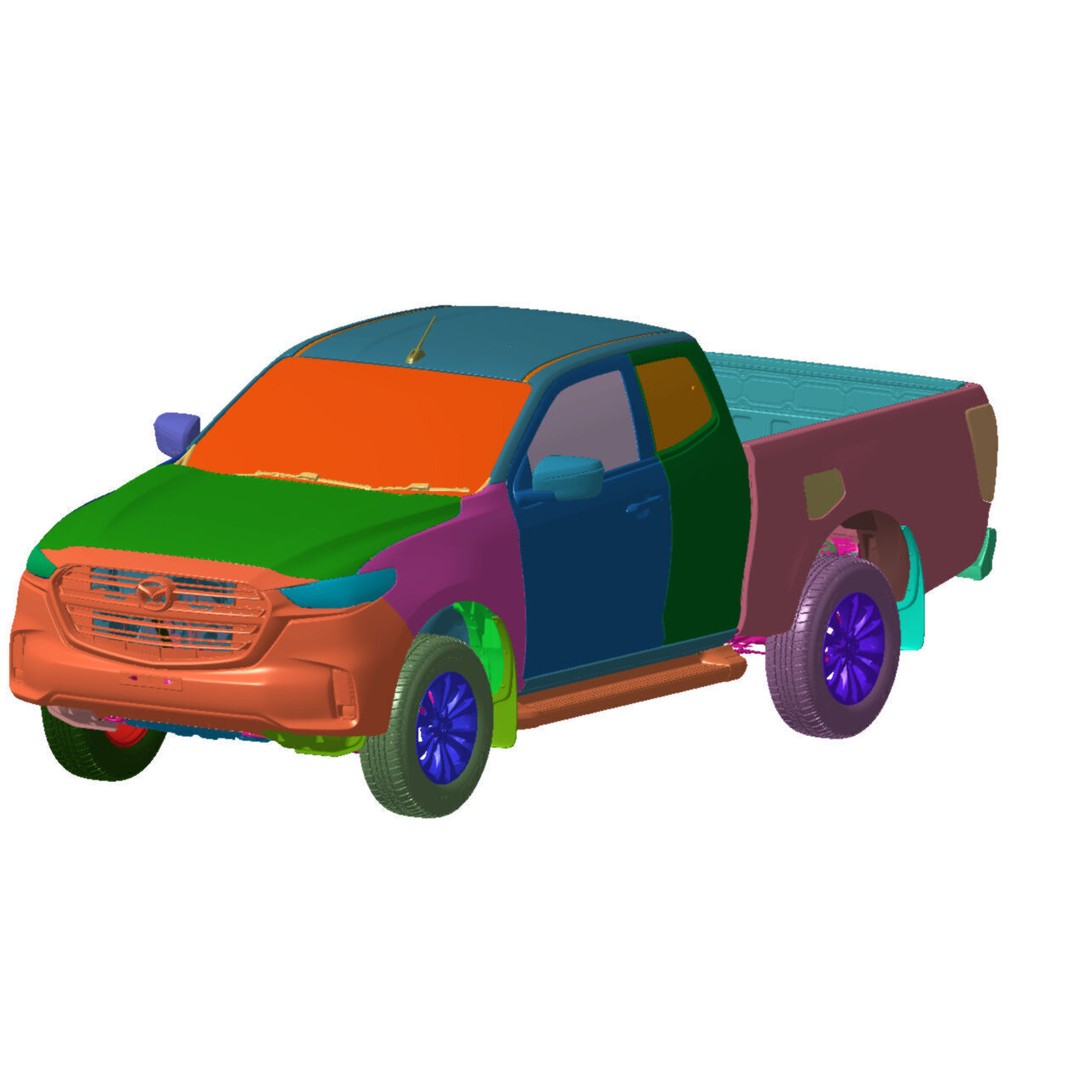 Mazda BT-50 FSC 2021 3D Model – High Detail Vehicle Scan, STL - View 5