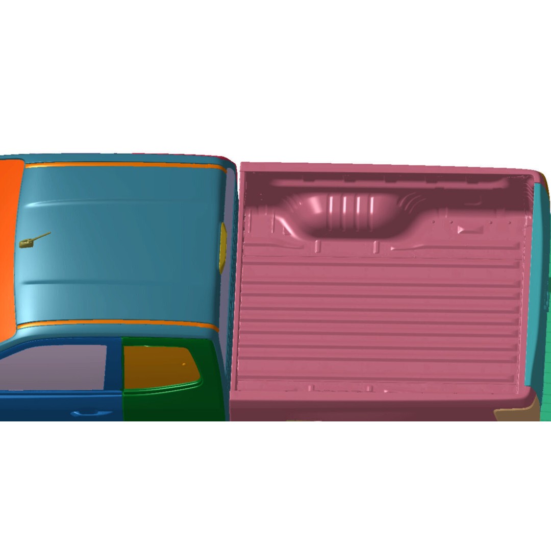 Mazda BT-50 FSC 2021 3D Model – High Detail Vehicle Scan, STL - View 8