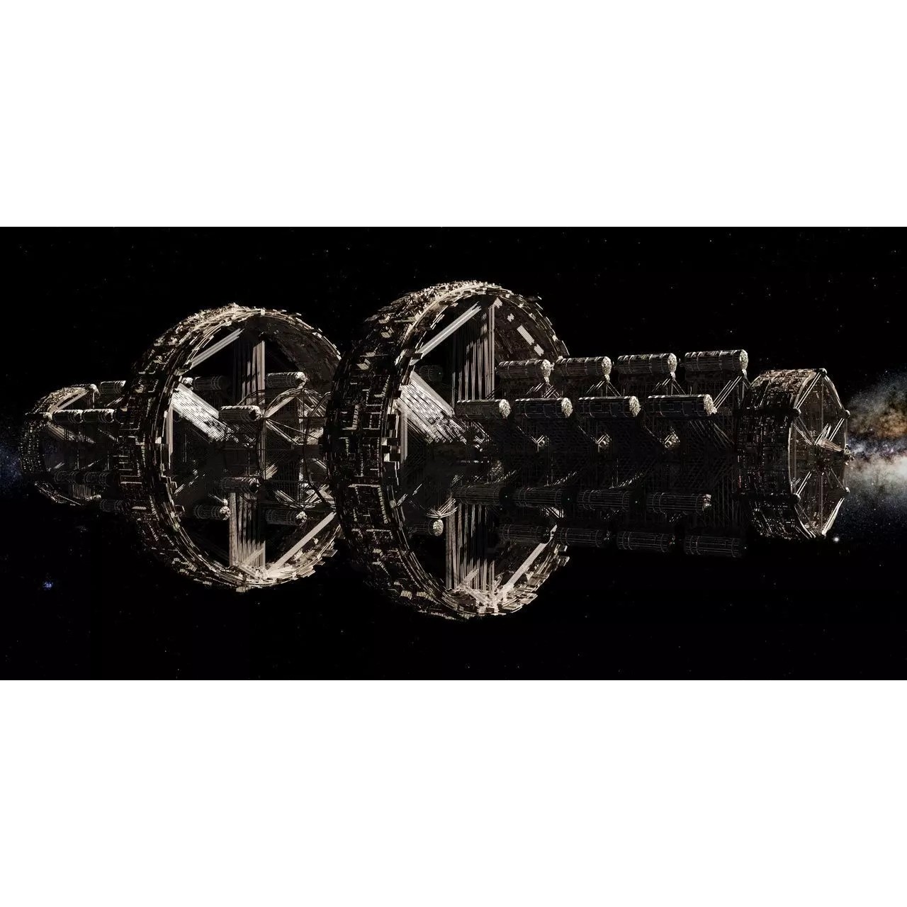 Cargo Space Station - Low-Poly Game-Ready 3D Model - View 4