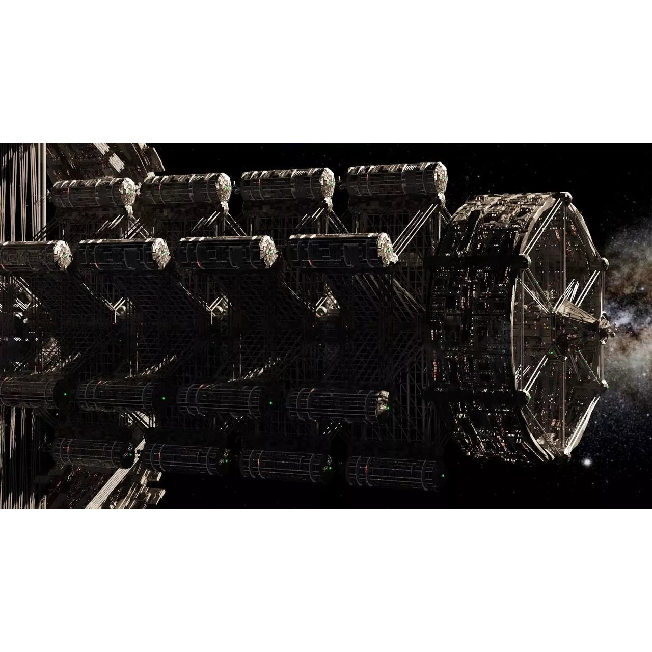 Cargo Space Station - Low-Poly Game-Ready 3D Model - View 5