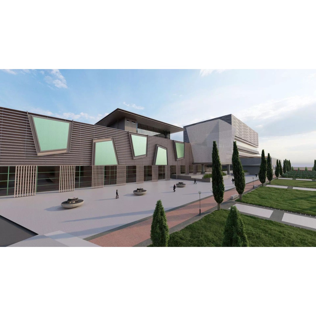 Hospital 3D Model – Medical Building with 2D Plans, FBX & OBJ - View 2