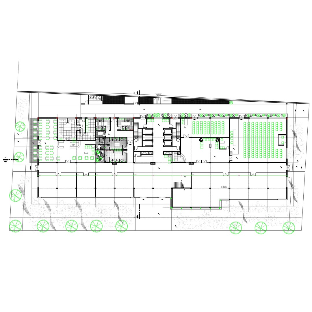 Hospital 3D Model – Medical Building with 2D Plans, FBX & OBJ - View 7