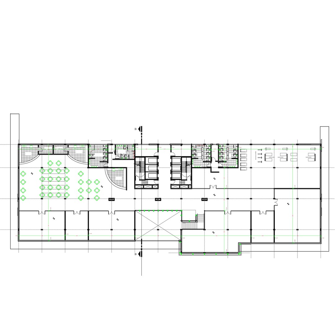 Hospital 3D Model – Medical Building with 2D Plans, FBX & OBJ - View 9