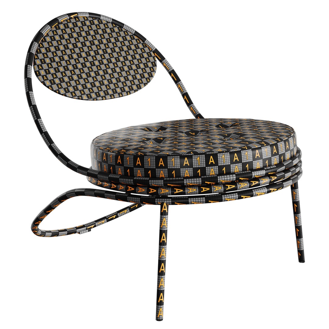Copacabana Lounge Chair 3D Model – Modern Outdoor/Indoor Furniture, FBX
