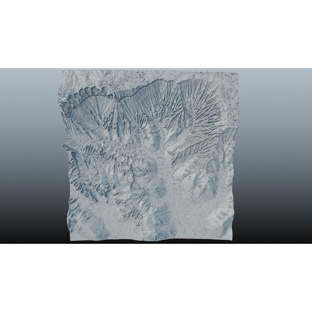 Bryce Canyon 3D Model – Realistic Landscape Scene, FBX, OBJ, Blender