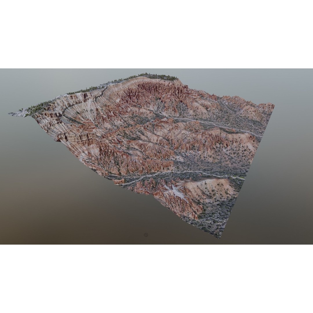 Bryce Canyon 3D Model – Realistic Landscape Scene, FBX, OBJ, Blender - View 10