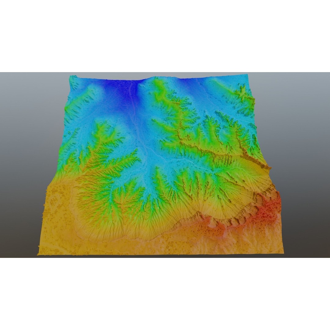 Bryce Canyon 3D Model – Realistic Landscape Scene, FBX, OBJ, Blender - View 16