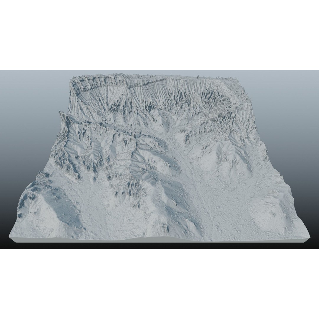 Bryce Canyon 3D Model – Realistic Landscape Scene, FBX, OBJ, Blender - View 18