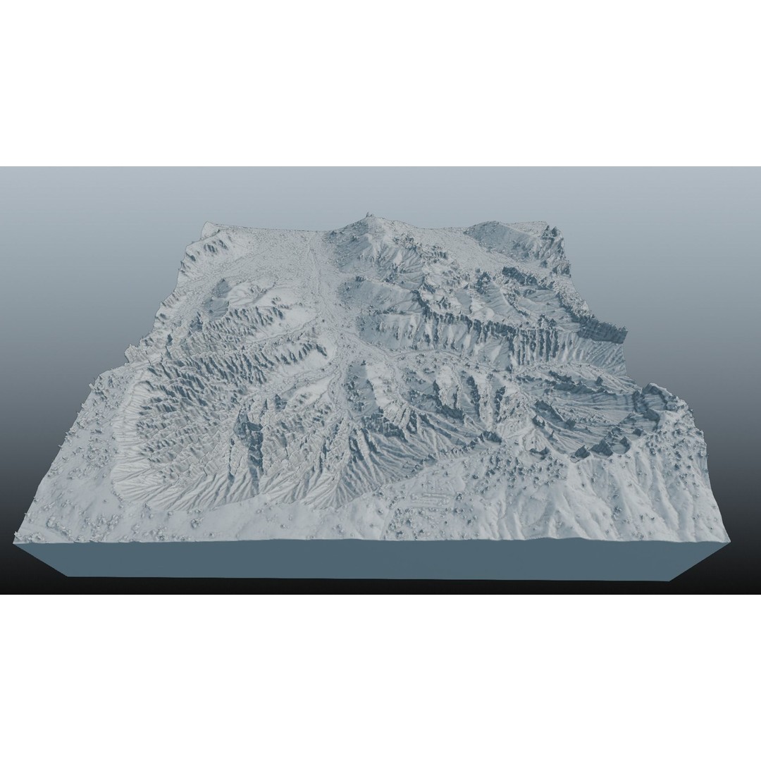 Bryce Canyon 3D Model – Realistic Landscape Scene, FBX, OBJ, Blender - View 20