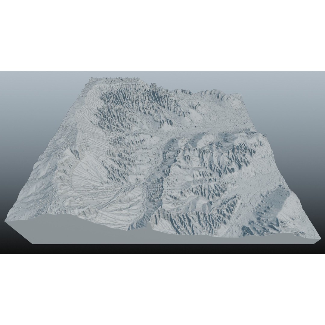 Bryce Canyon 3D Model – Realistic Landscape Scene, FBX, OBJ, Blender - View 21