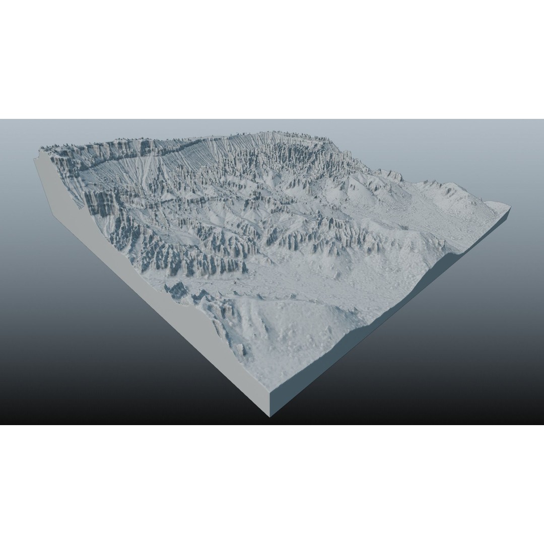Bryce Canyon 3D Model – Realistic Landscape Scene, FBX, OBJ, Blender - View 22