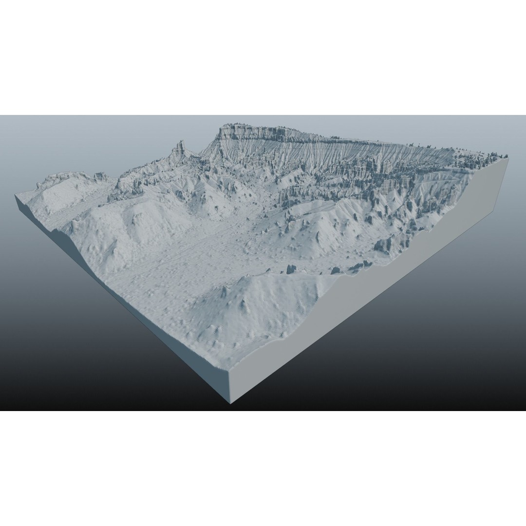Bryce Canyon 3D Model – Realistic Landscape Scene, FBX, OBJ, Blender - View 23