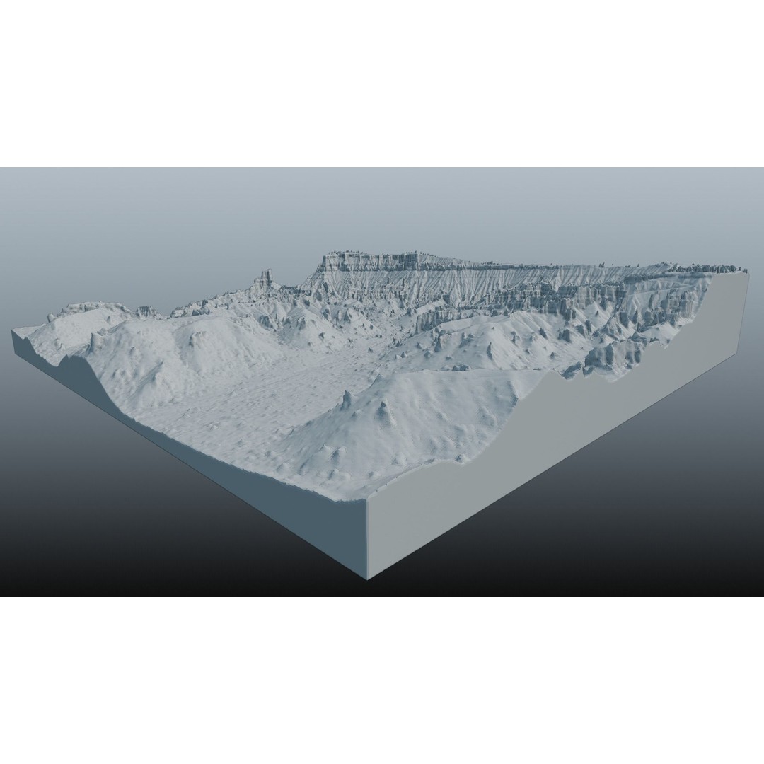 Bryce Canyon 3D Model – Realistic Landscape Scene, FBX, OBJ, Blender - View 25