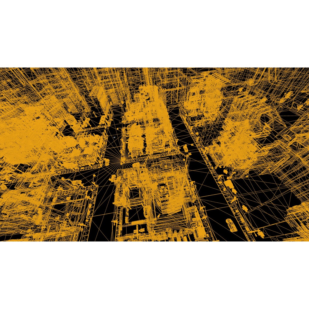 Cyber City 3D Model – Neon-Lit Futuristic Asset Pack, FBX & OBJ - View 19