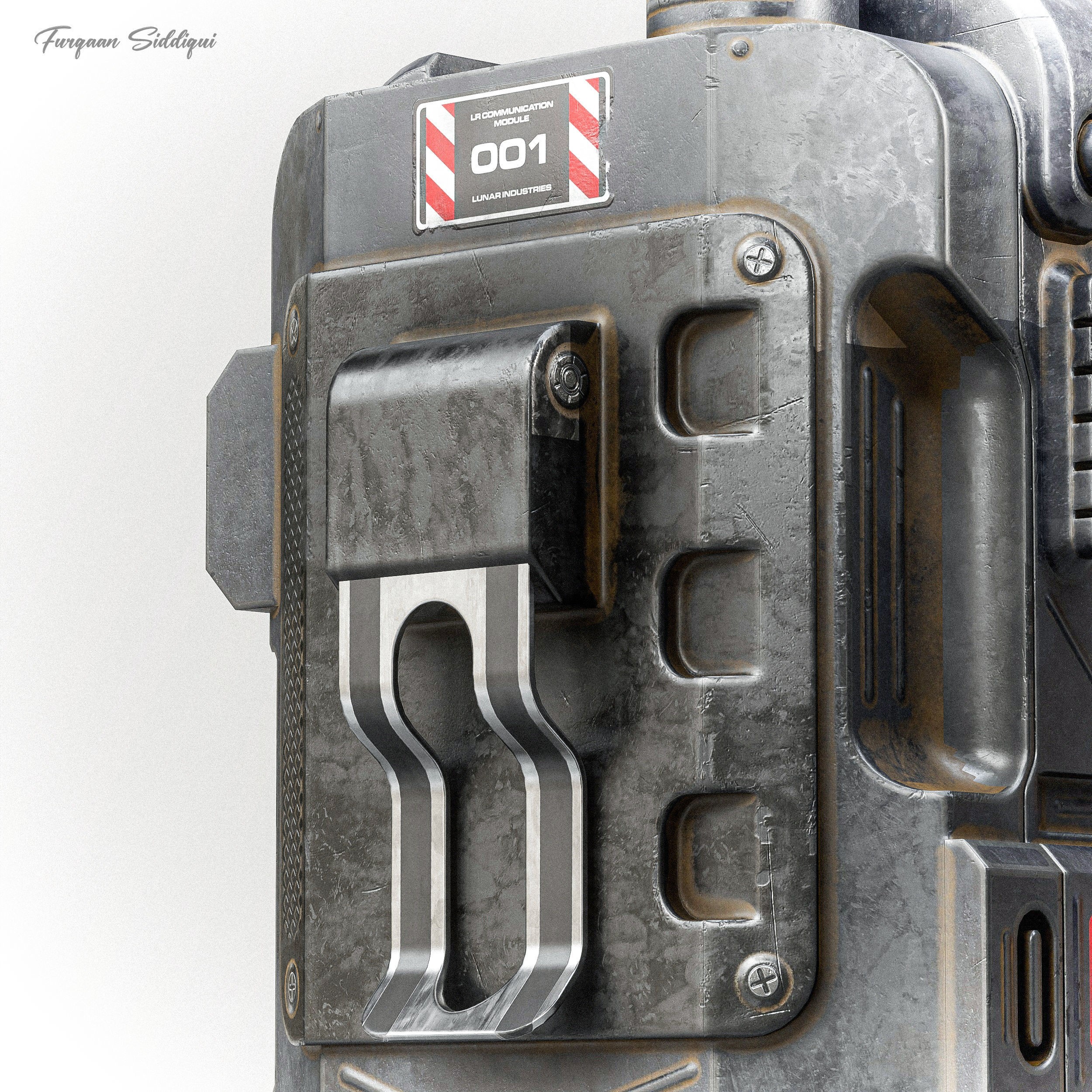 Sci-Fi Controller V16 - Low-Poly Game-Ready 3D Model - View 14