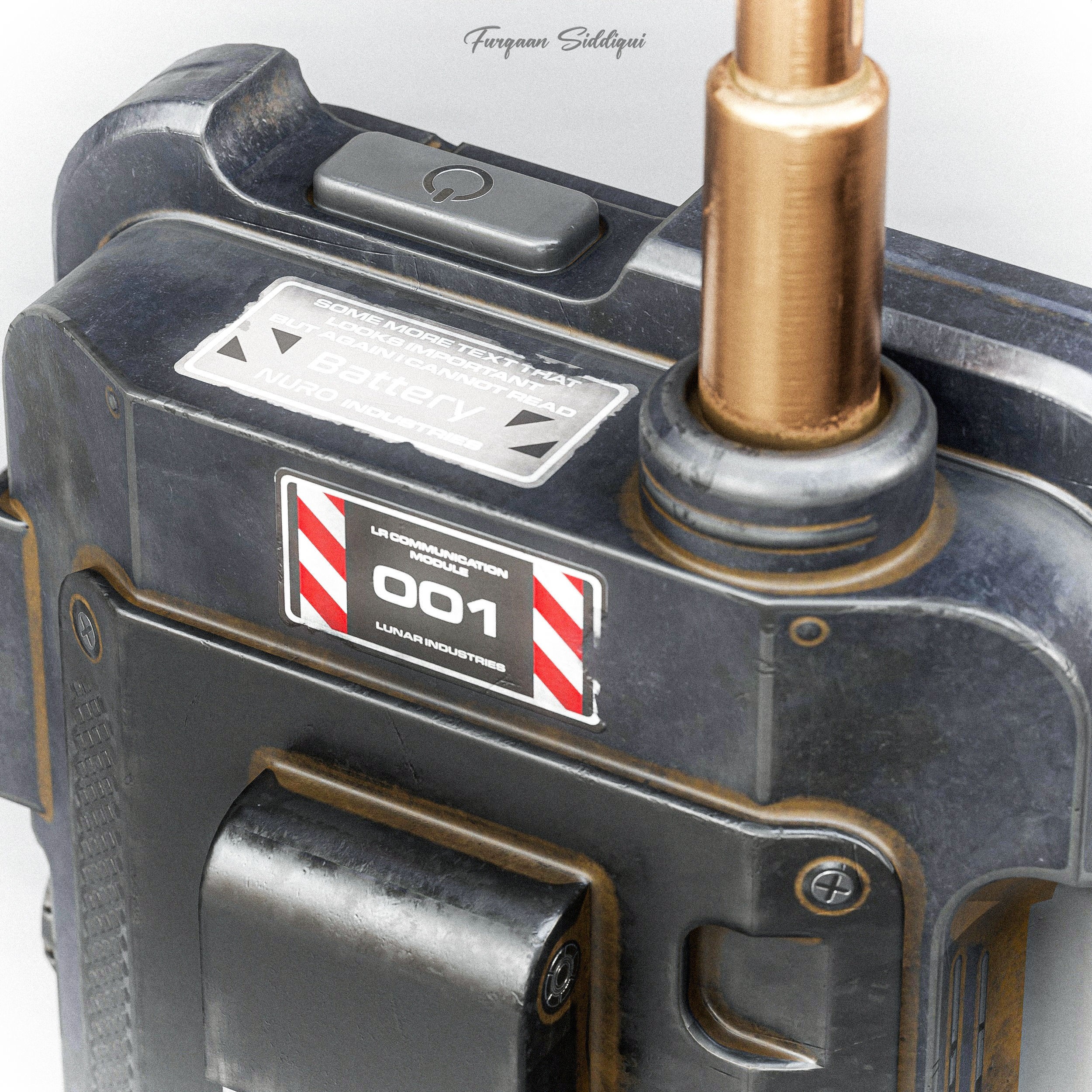 Sci-Fi Controller V16 - Low-Poly Game-Ready 3D Model - View 15