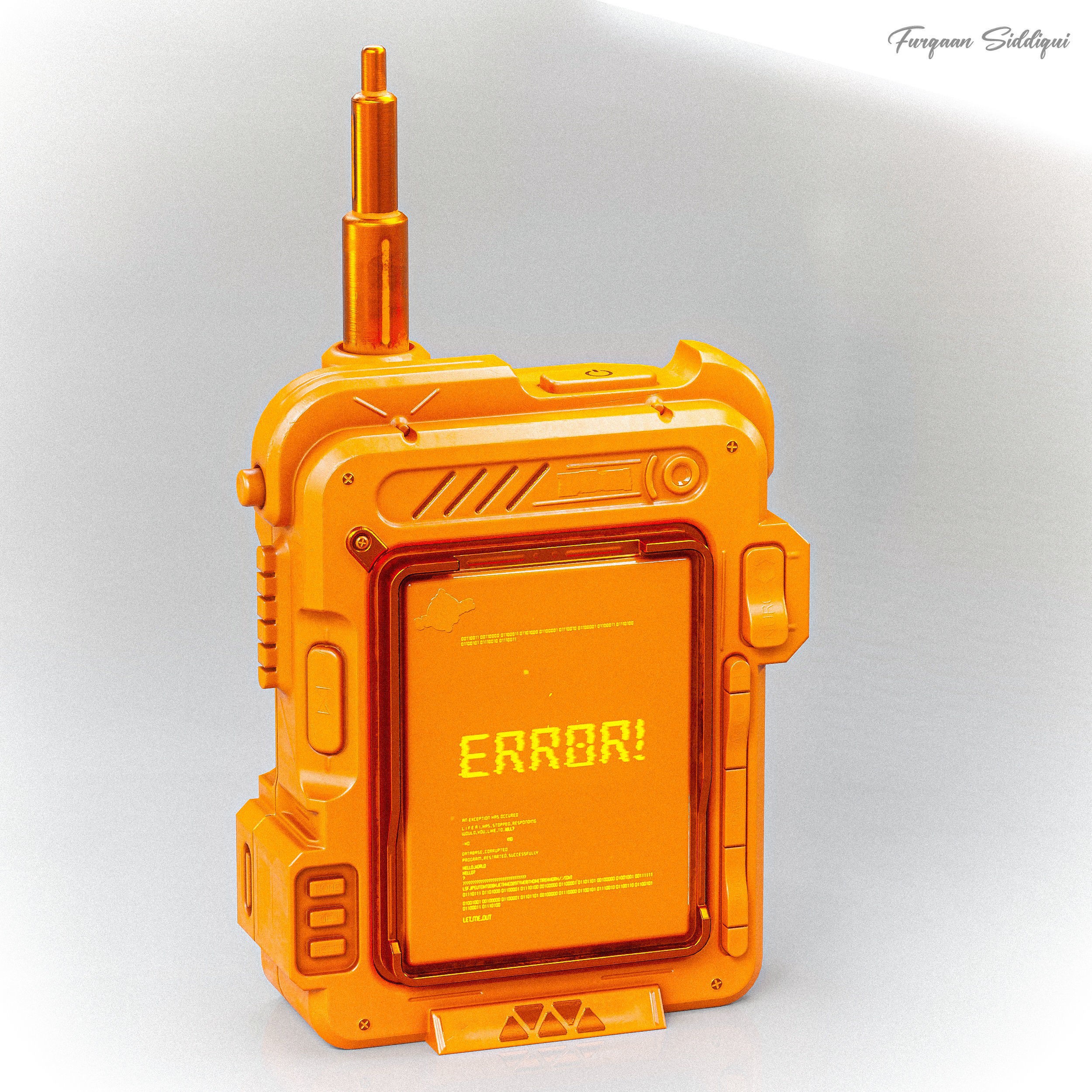 Sci-Fi Controller V16 - Low-Poly Game-Ready 3D Model - View 17