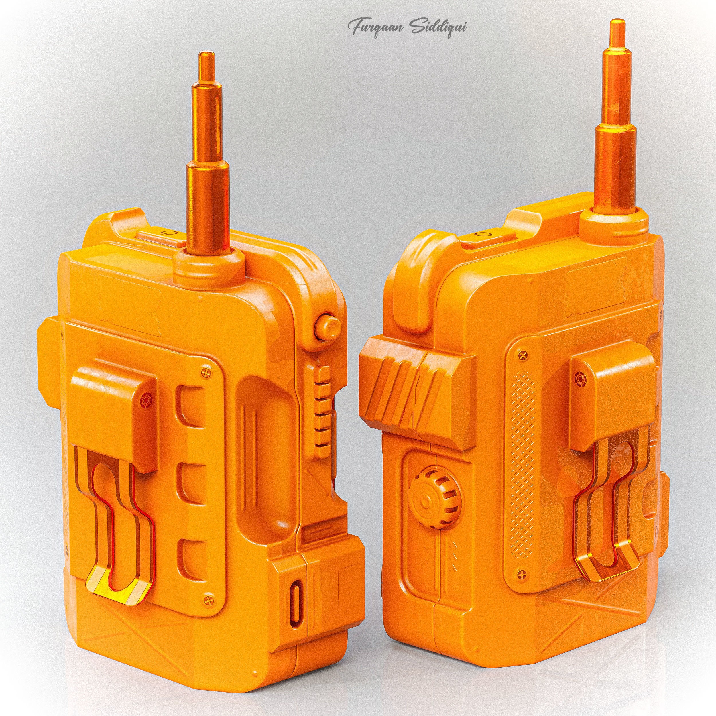 Sci-Fi Controller V16 - Low-Poly Game-Ready 3D Model - View 18