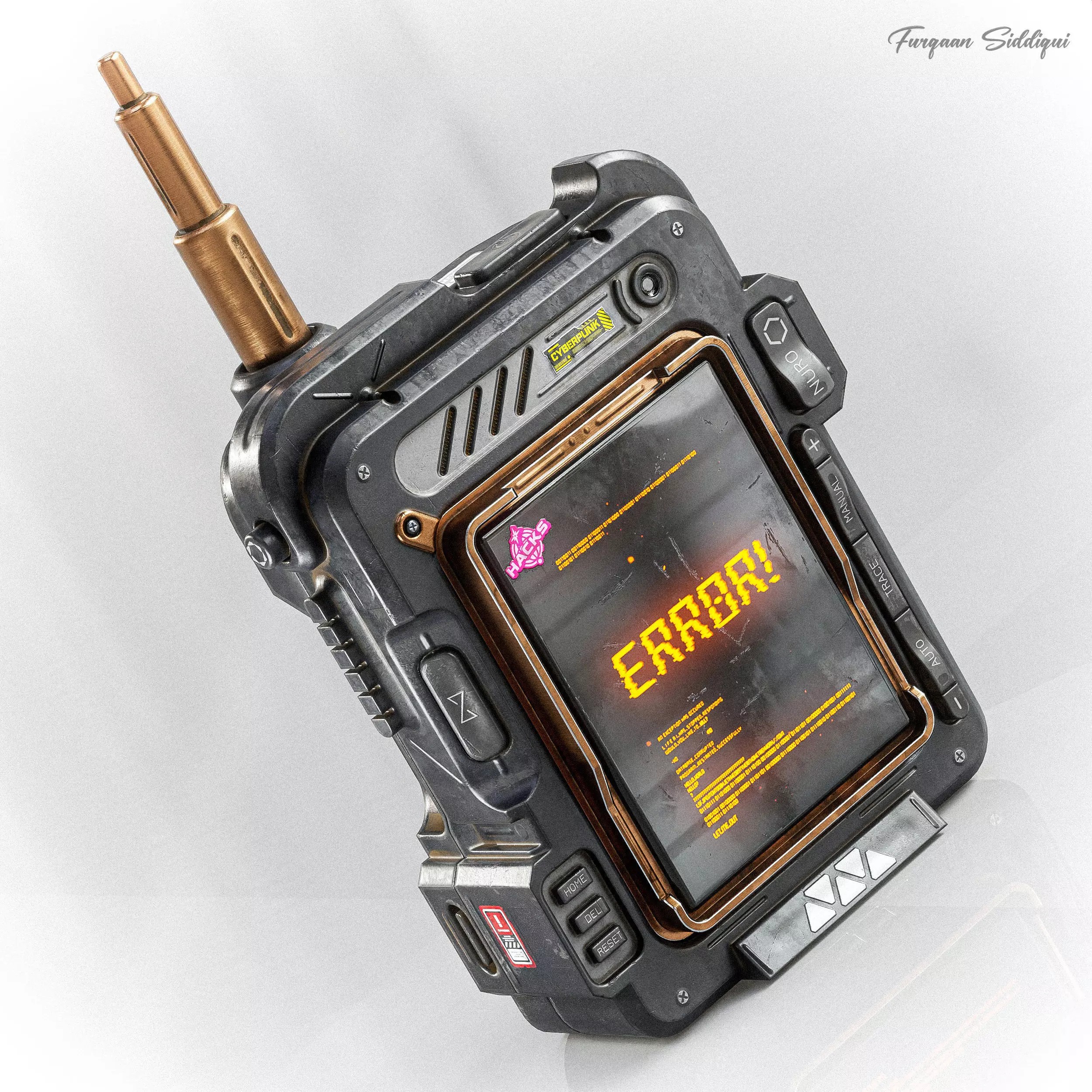 Sci-Fi Controller V16 - Low-Poly Game-Ready 3D Model - View 2