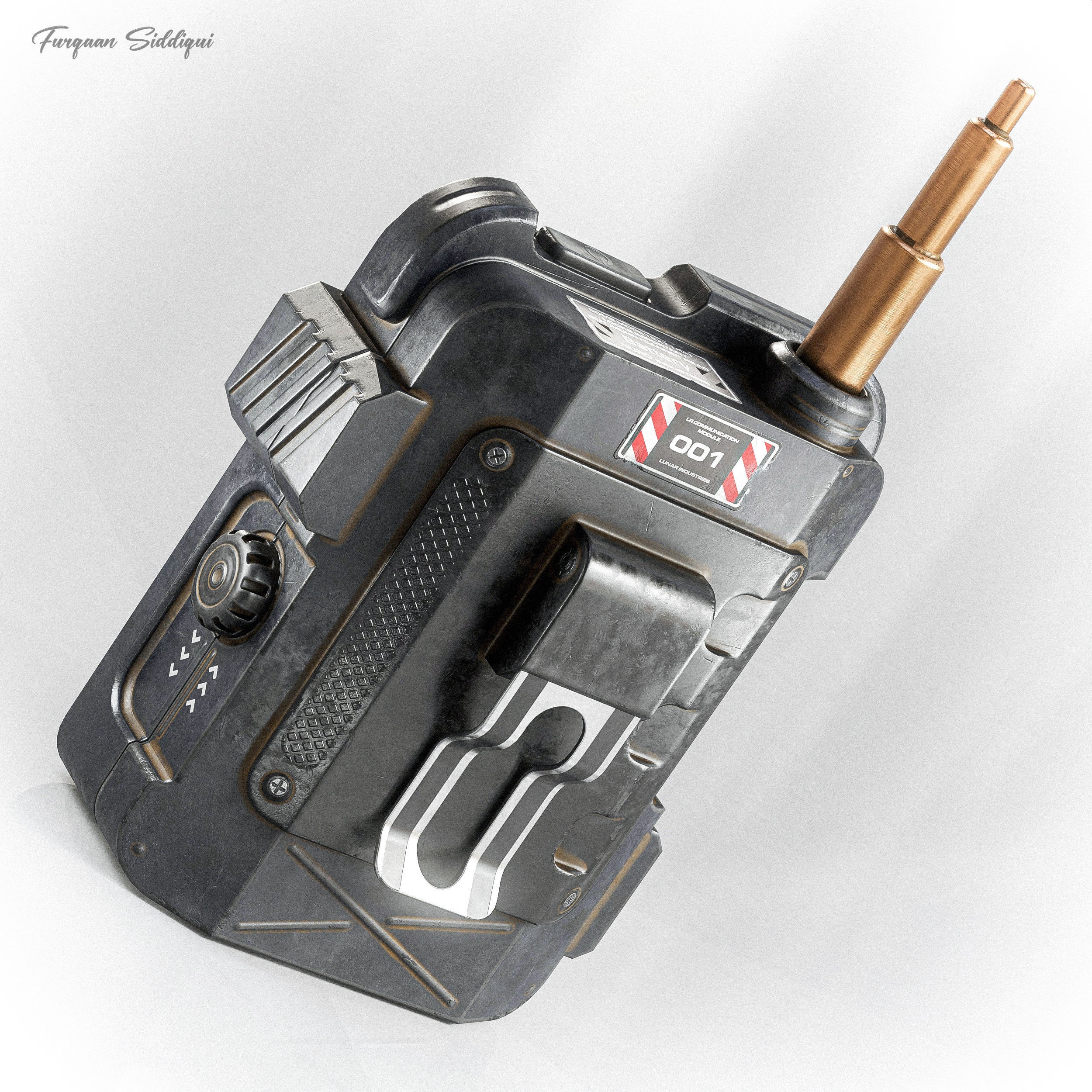 Sci-Fi Controller V16 - Low-Poly Game-Ready 3D Model - View 3