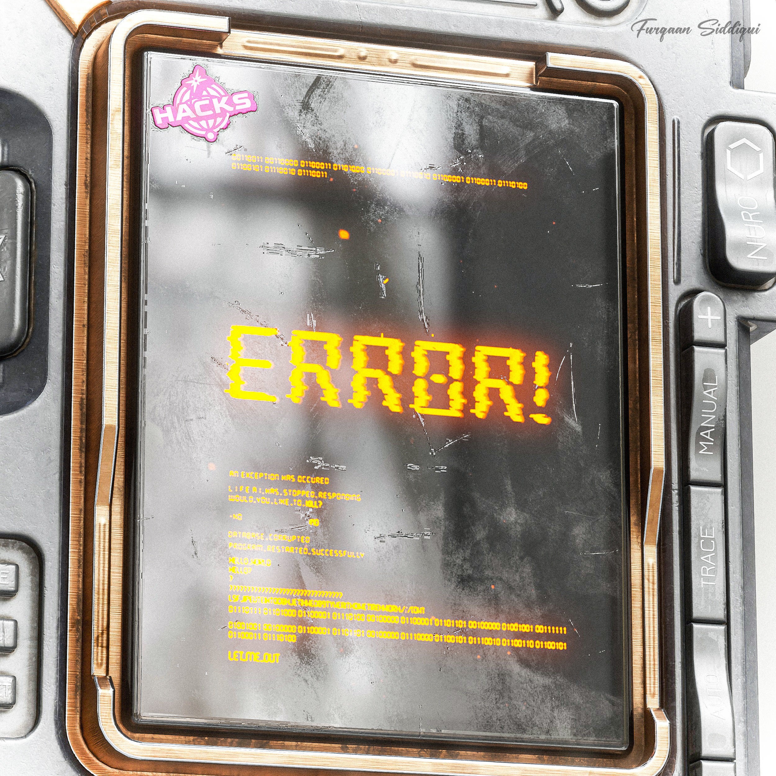 Sci-Fi Controller V16 - Low-Poly Game-Ready 3D Model - View 6