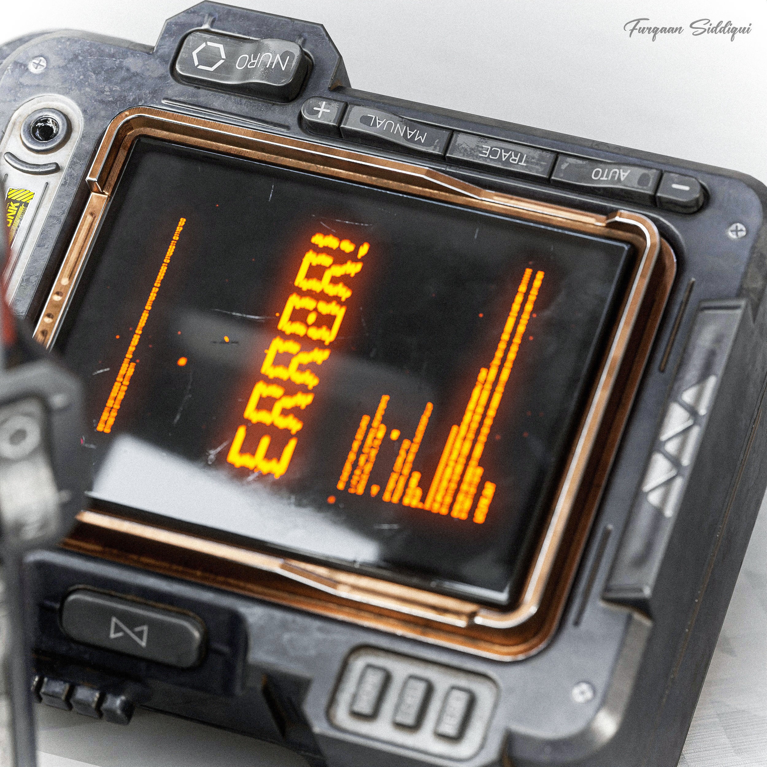 Sci-Fi Controller V16 - Low-Poly Game-Ready 3D Model - View 9