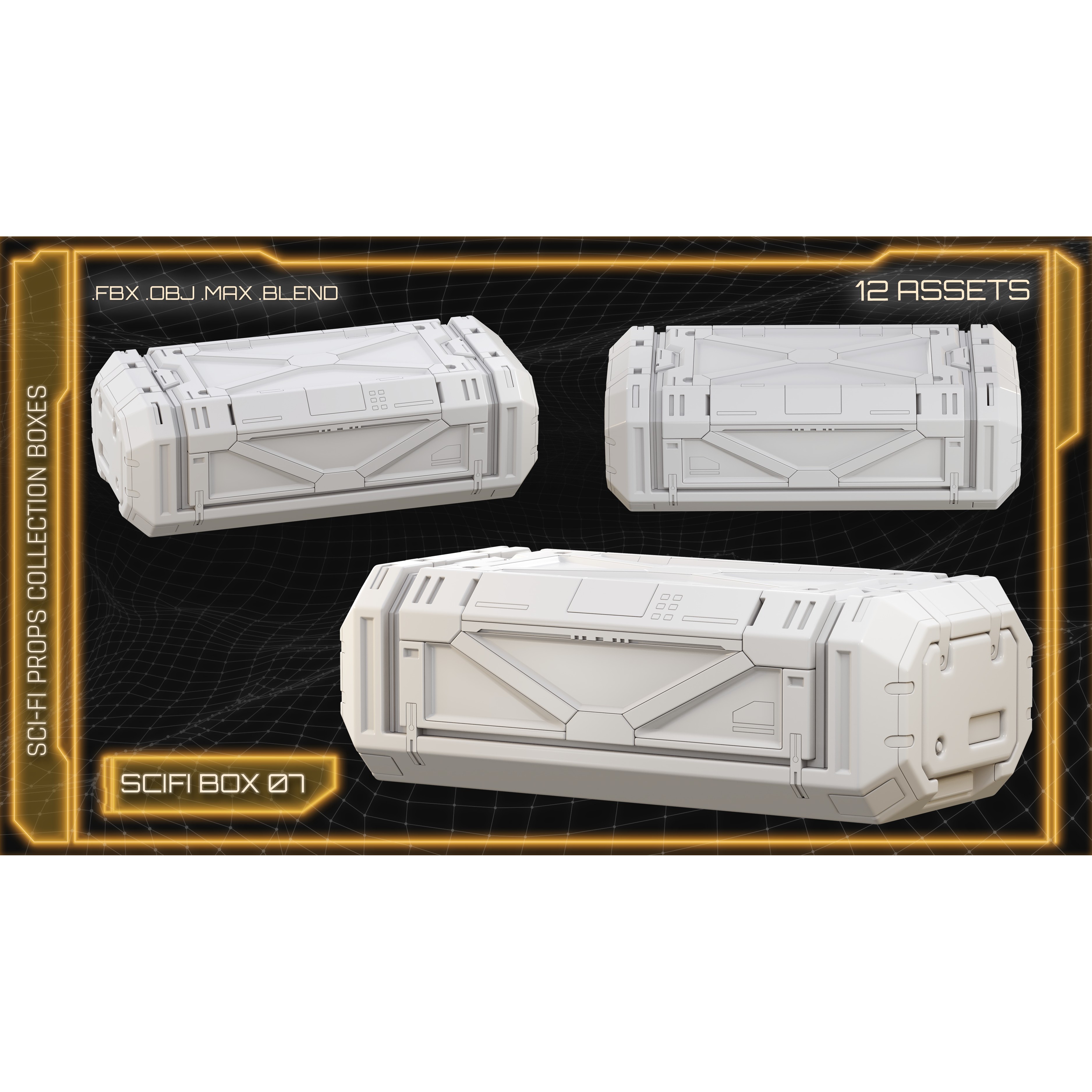 Sci-Fi Props Collection - Game-Ready 3D Model - View 11