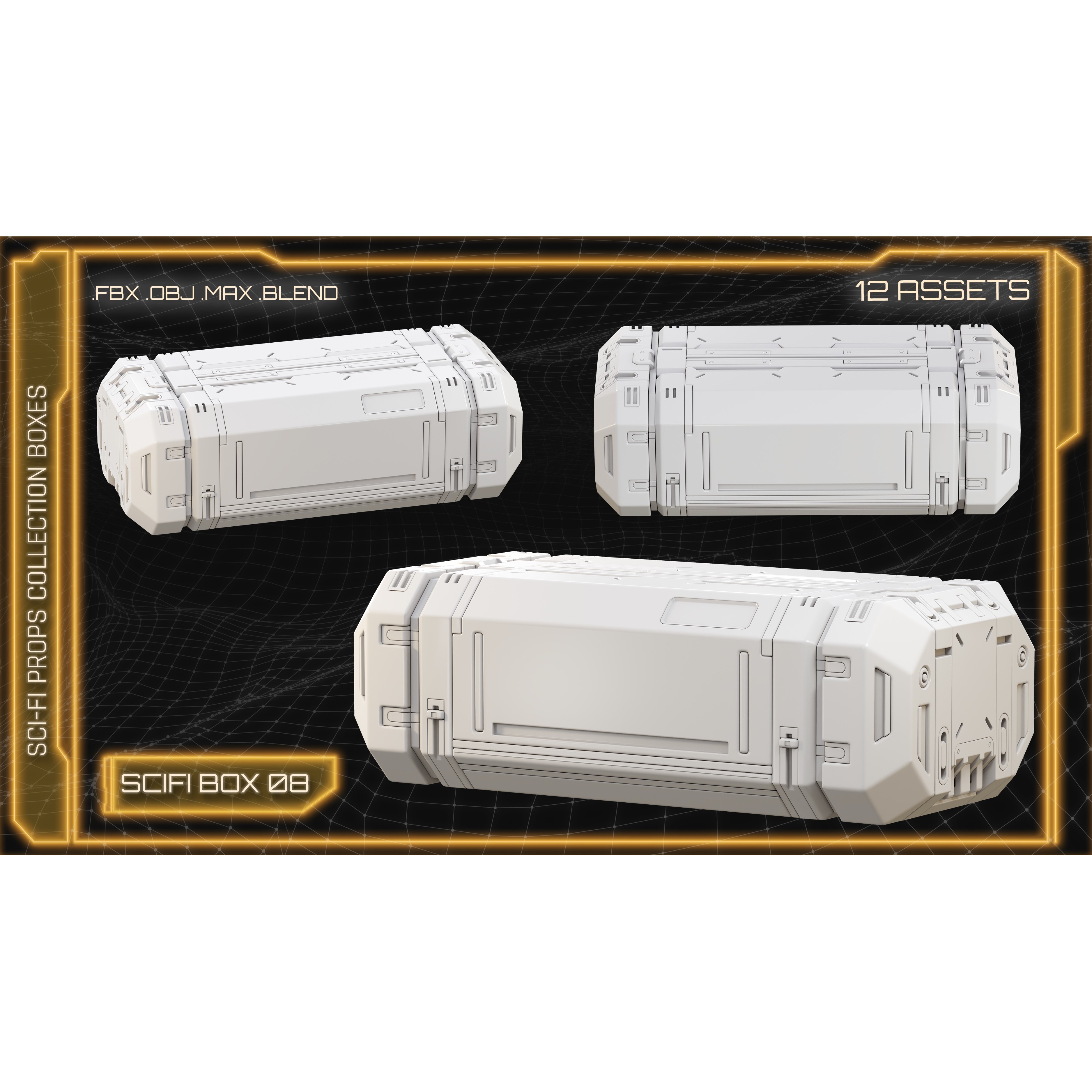 Sci-Fi Props Collection - Game-Ready 3D Model - View 12