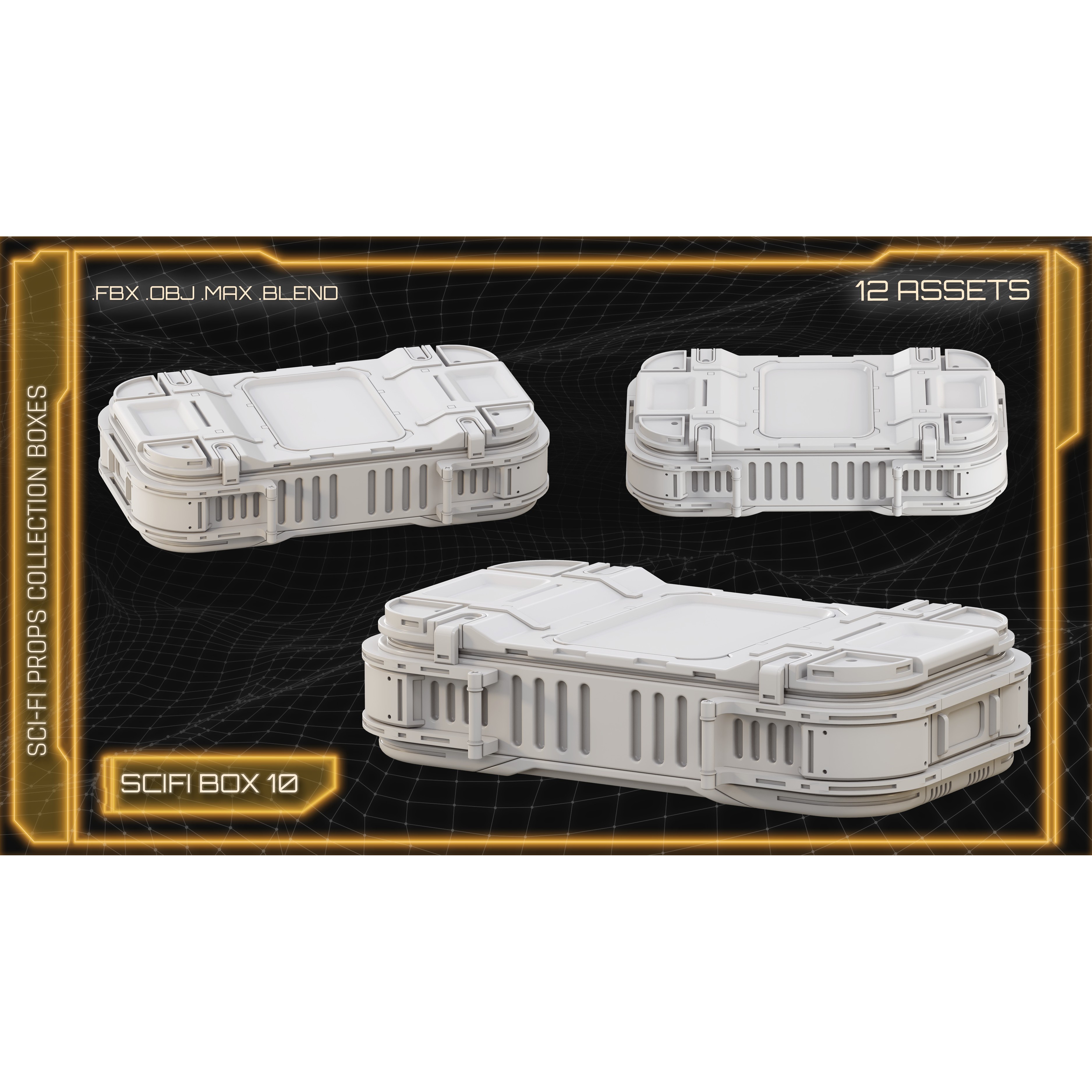 Sci-Fi Props Collection - Game-Ready 3D Model - View 14