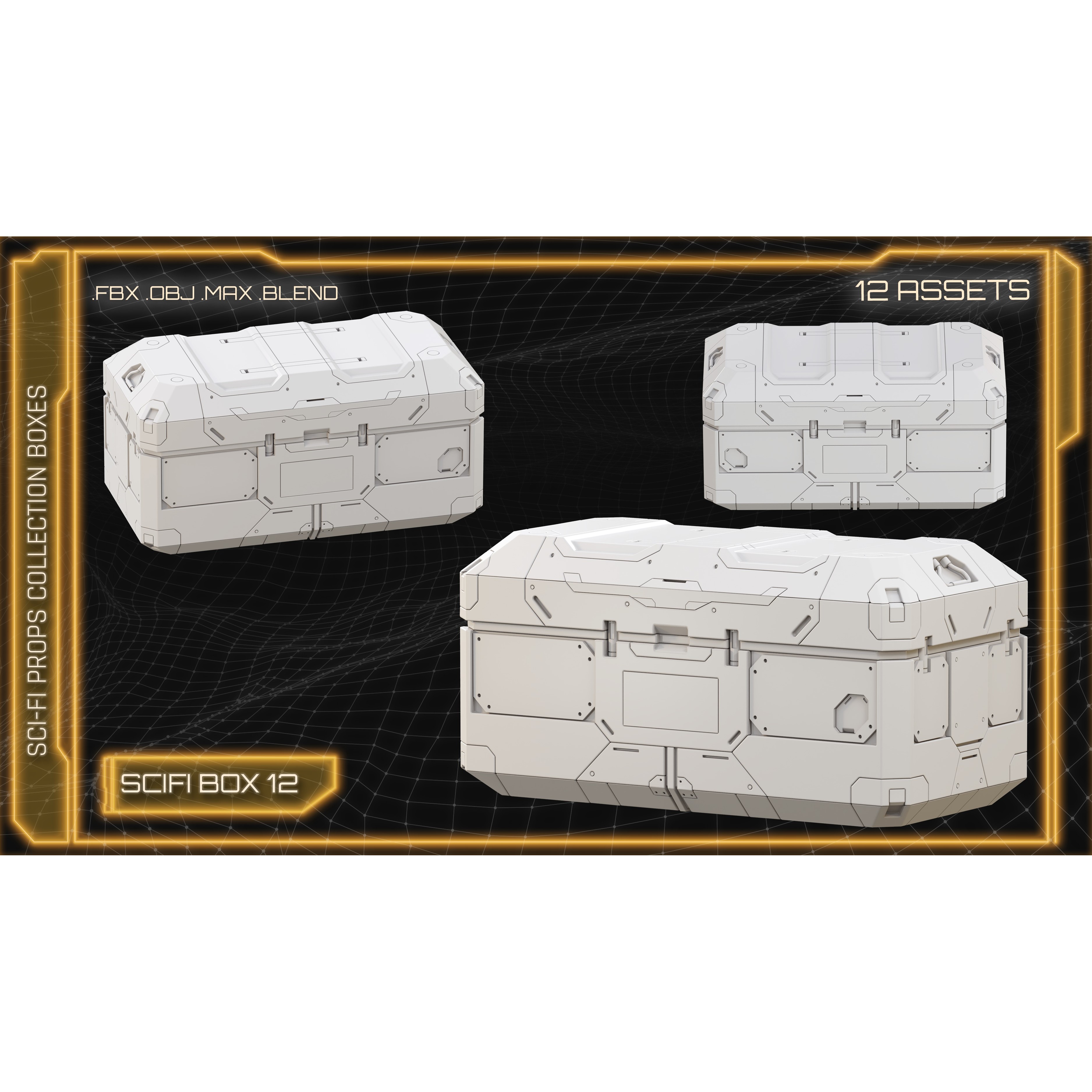 Sci-Fi Props Collection - Game-Ready 3D Model - View 16