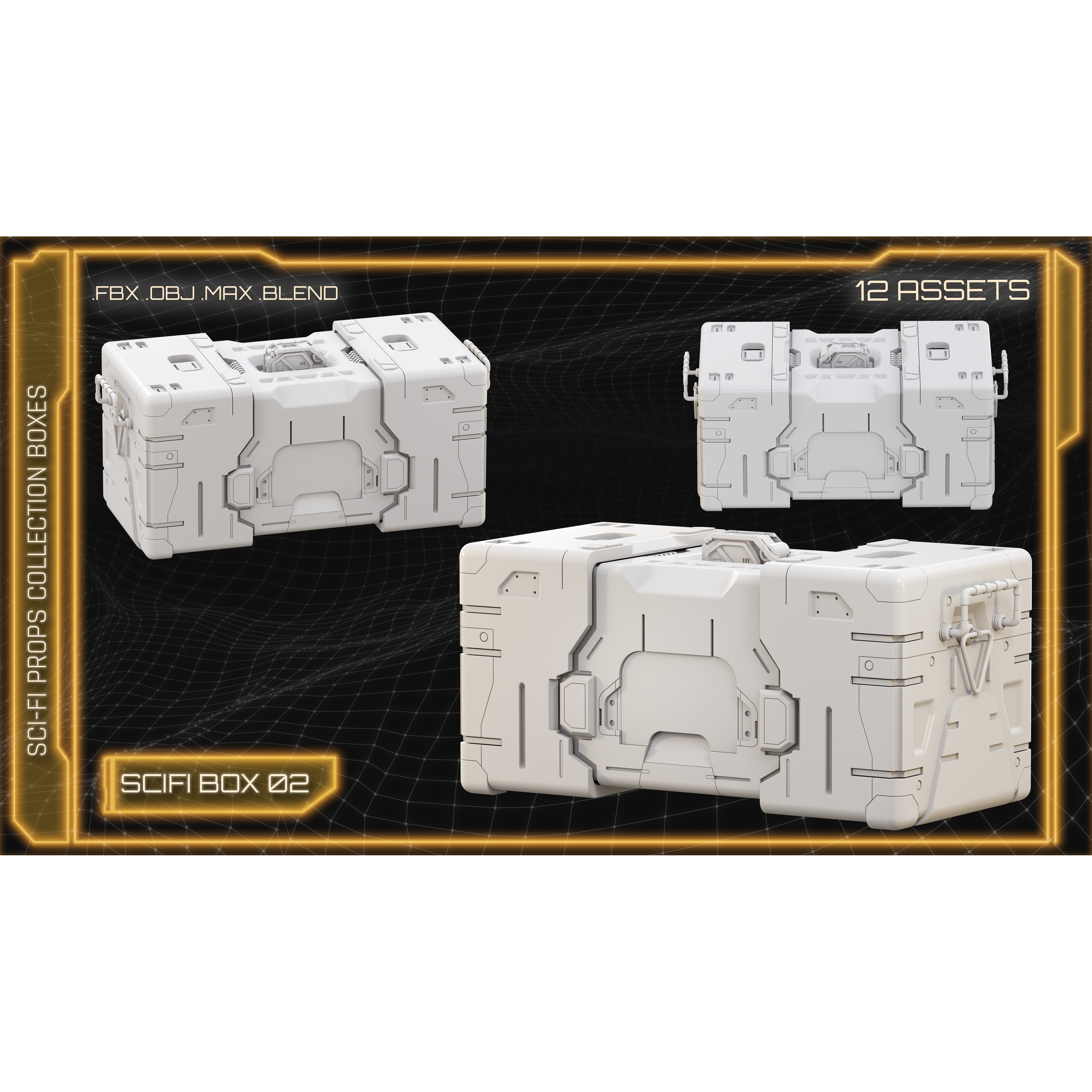 Sci-Fi Props Collection - Game-Ready 3D Model - View 6