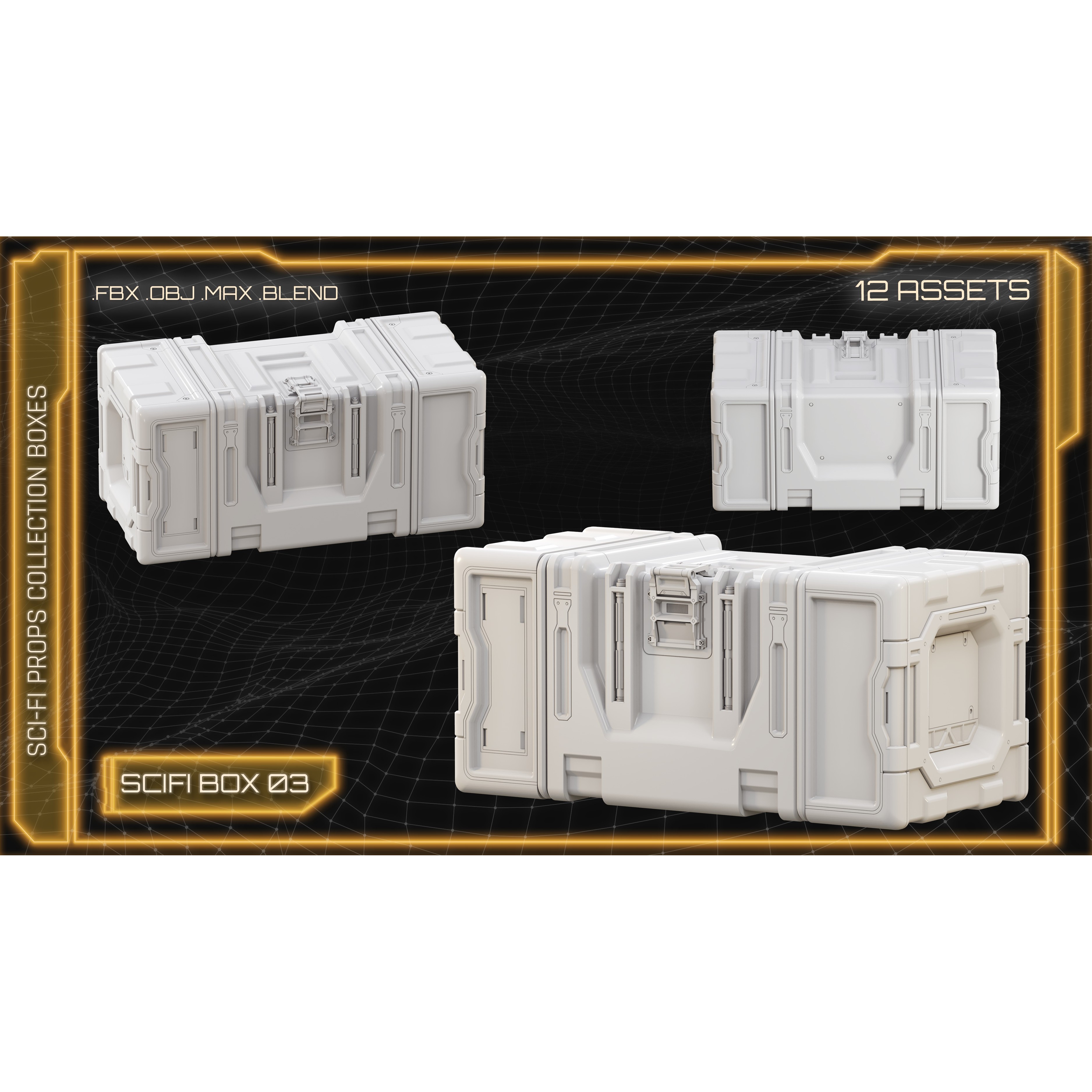 Sci-Fi Props Collection - Game-Ready 3D Model - View 7