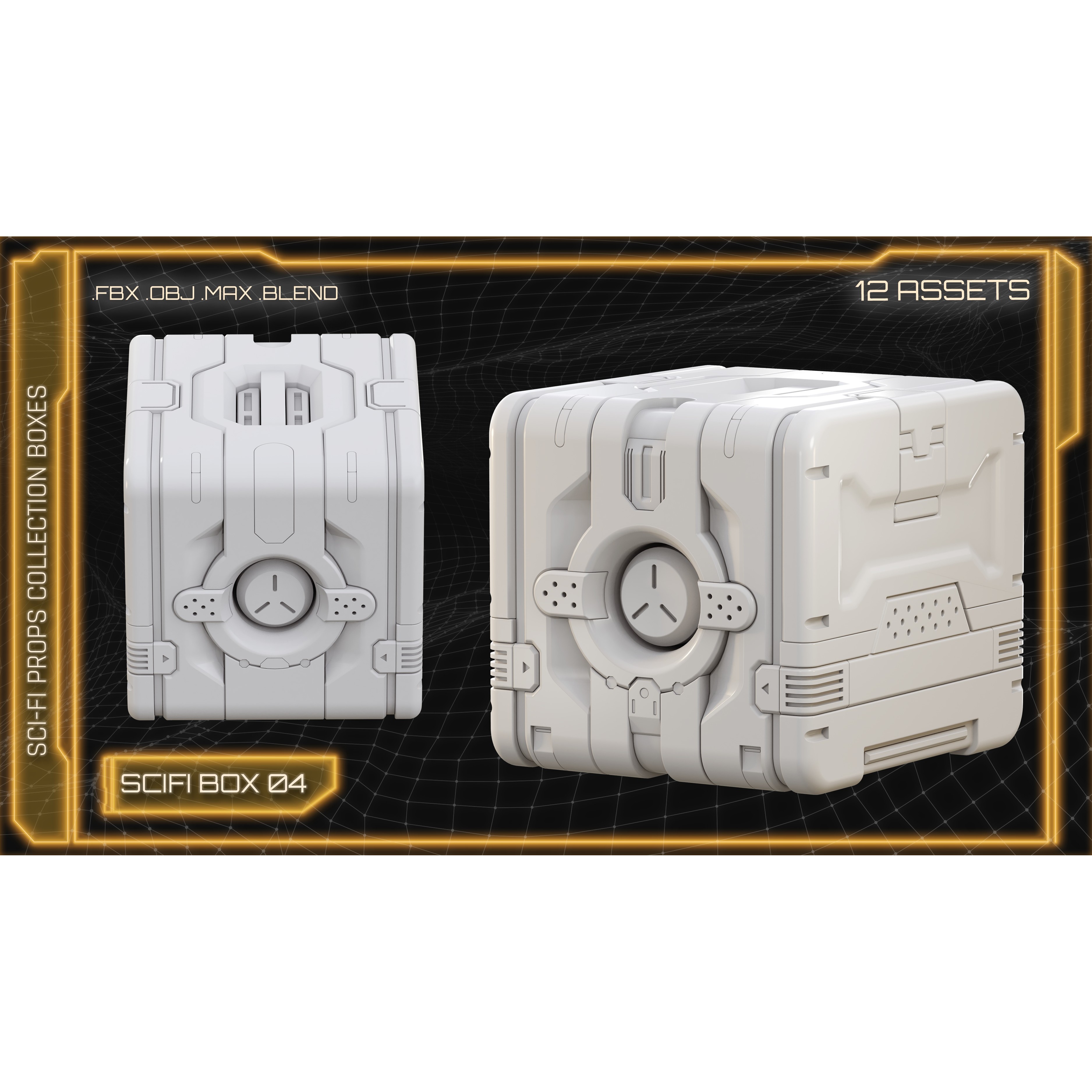 Sci-Fi Props Collection - Game-Ready 3D Model - View 8