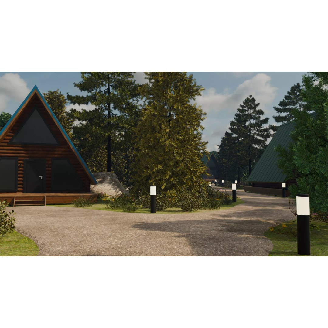 Countryside Village 3D Model – PBR Landscape Scene, FBX - View 14