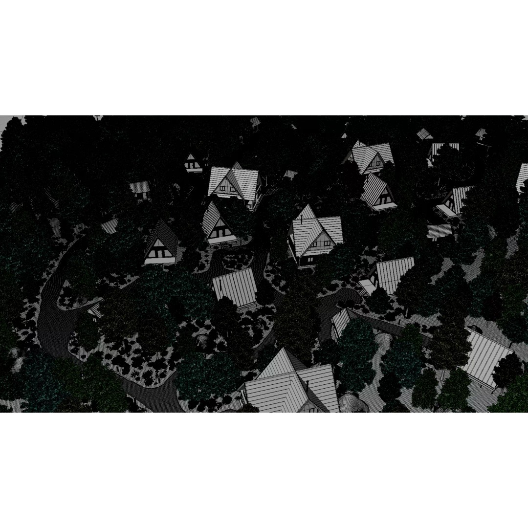 Countryside Village 3D Model – PBR Landscape Scene, FBX - View 32