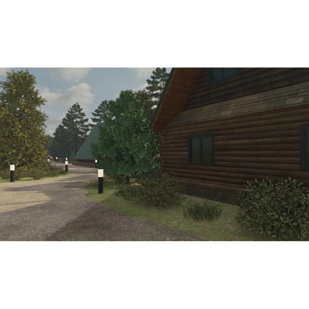 Countryside Village 3D Model – PBR Landscape Scene, FBX - View 50