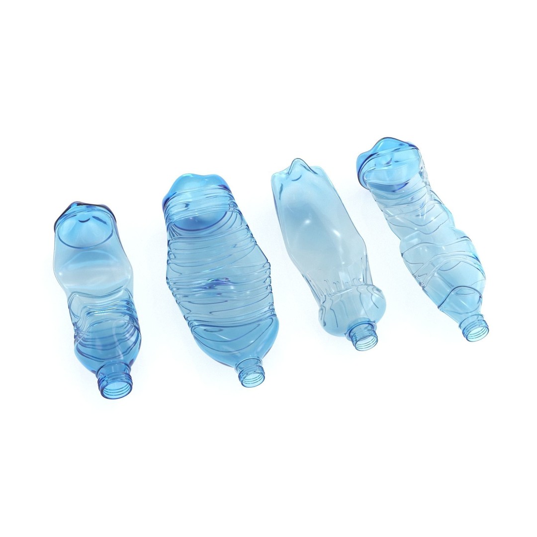 Plastic Bottle 3D Model – Photorealistic PBR Asset, FBX, OBJ - View 10