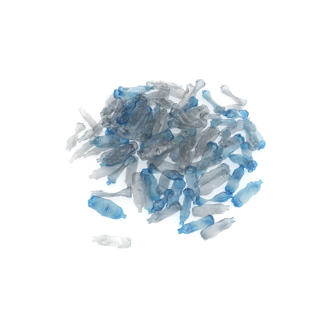Plastic Bottle 3D Model – Photorealistic PBR Asset, FBX, OBJ - View 7