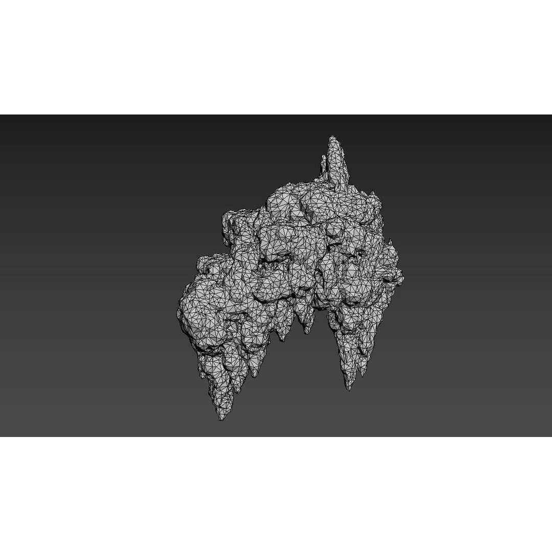 Stalactite Cave Rock 3D Model – Low Poly Modular Pack, FBX, OBJ - View 18