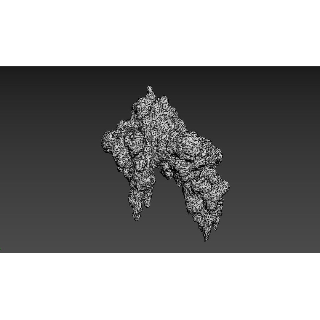 Stalactite Cave Rock 3D Model – Low Poly Modular Pack, FBX, OBJ - View 21