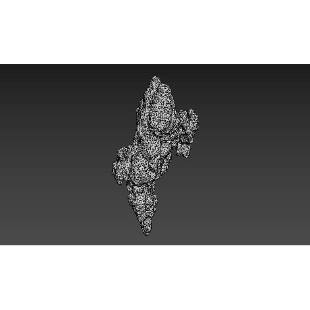 Stalactite Cave Rock 3D Model – Low Poly Modular Pack, FBX, OBJ - View 24