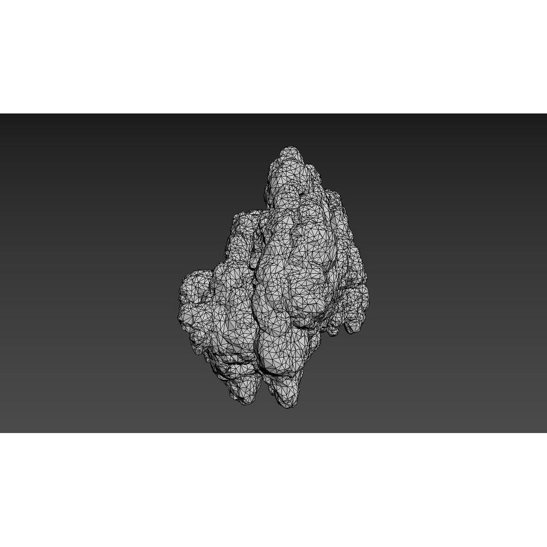 Stalactite Cave Rock 3D Model – Low Poly Modular Pack, FBX, OBJ - View 27