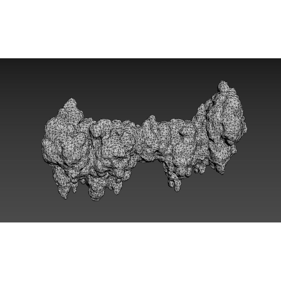 Stalactite Cave Rock 3D Model – Low Poly Modular Pack, FBX, OBJ - View 30